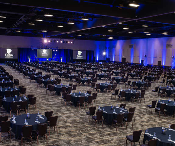 Overview of convention area