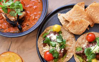Food from Cinco Ninos