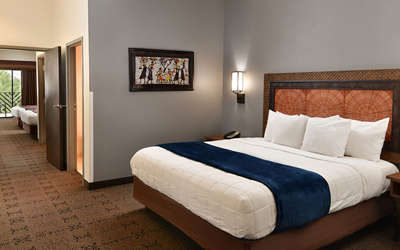 Interior of Two Room Family Suite.