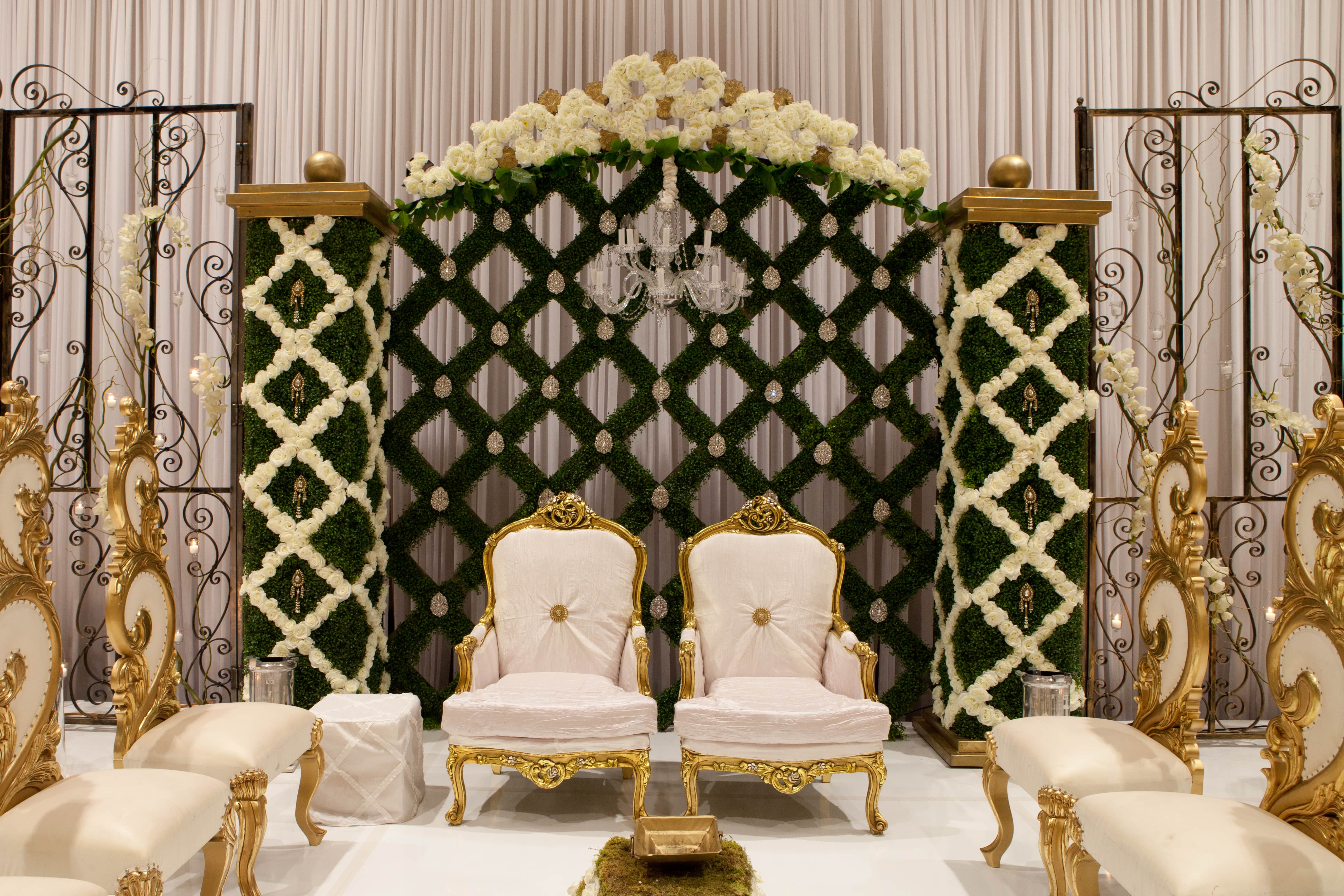 Fancy wedding venue.