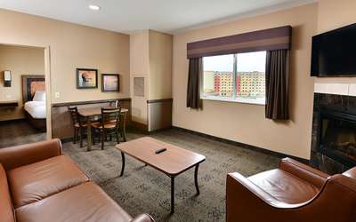 2 Bedroom 2 Bathroom Living Room Suite.