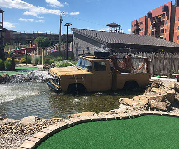 Minigolf course